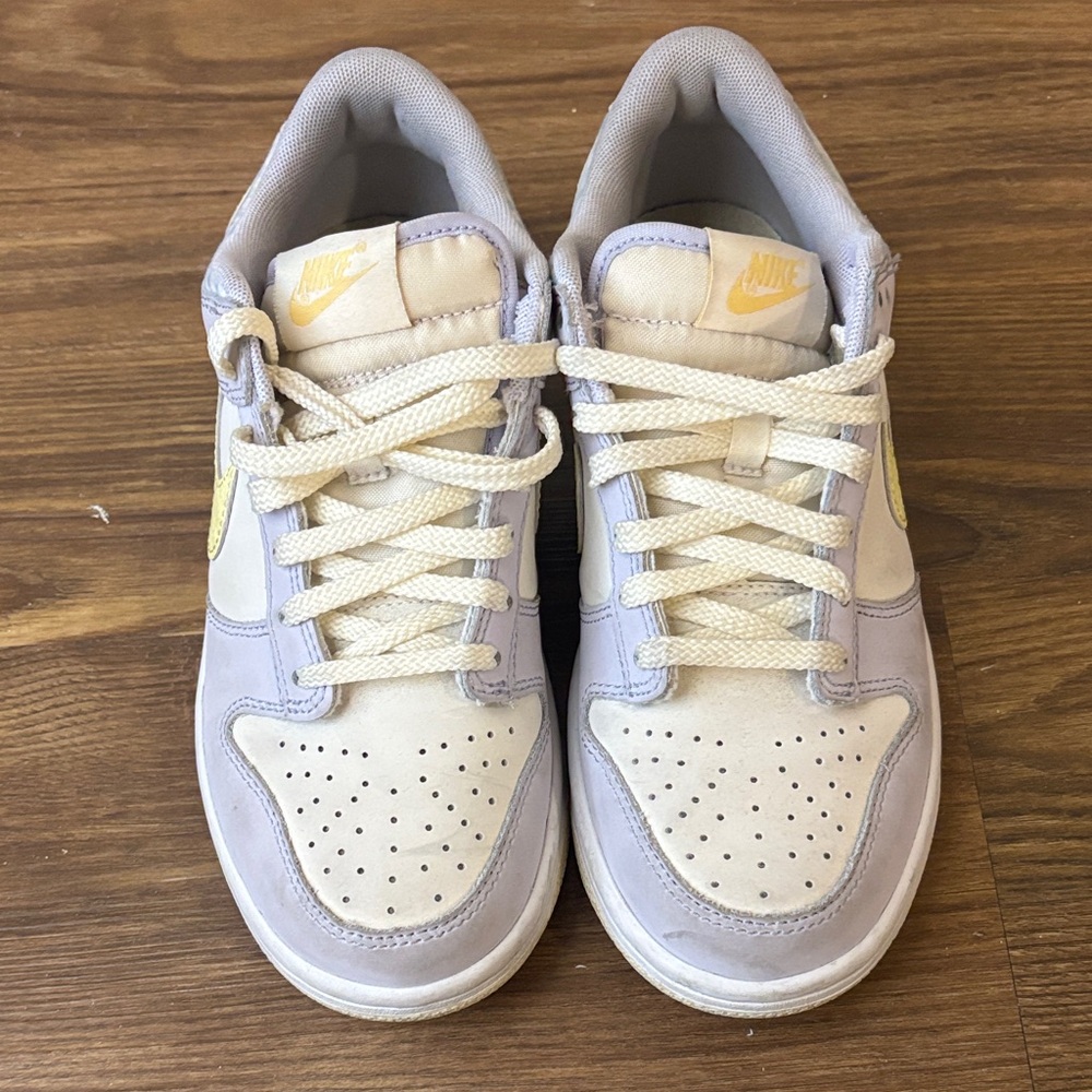 Nike Low-Top Sneakers in Lavender, Cream and Yellow